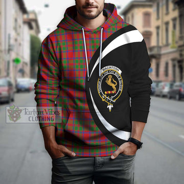 MacIntosh (McIntosh) Tartan Hoodie with Family Crest Circle Style Zip Hoodie - Tartan Vibes Clothing