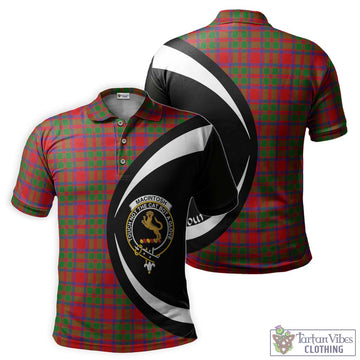 MacIntosh (McIntosh) Tartan Men's Polo Shirt with Family Crest Circle Style Kid - Tartan Vibes Clothing