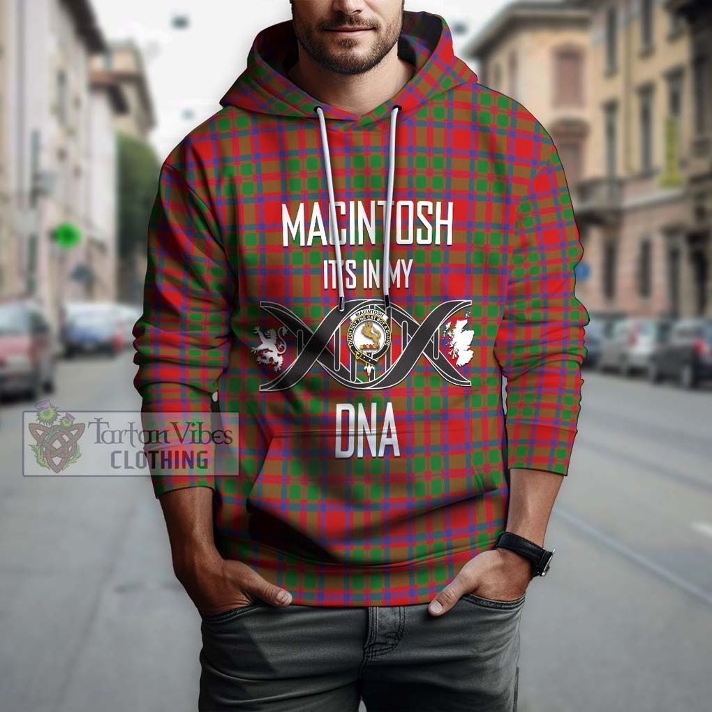 MacIntosh (McIntosh) Tartan Hoodie with Family Crest DNA In Me Style Pullover Hoodie - Tartan Vibes Clothing