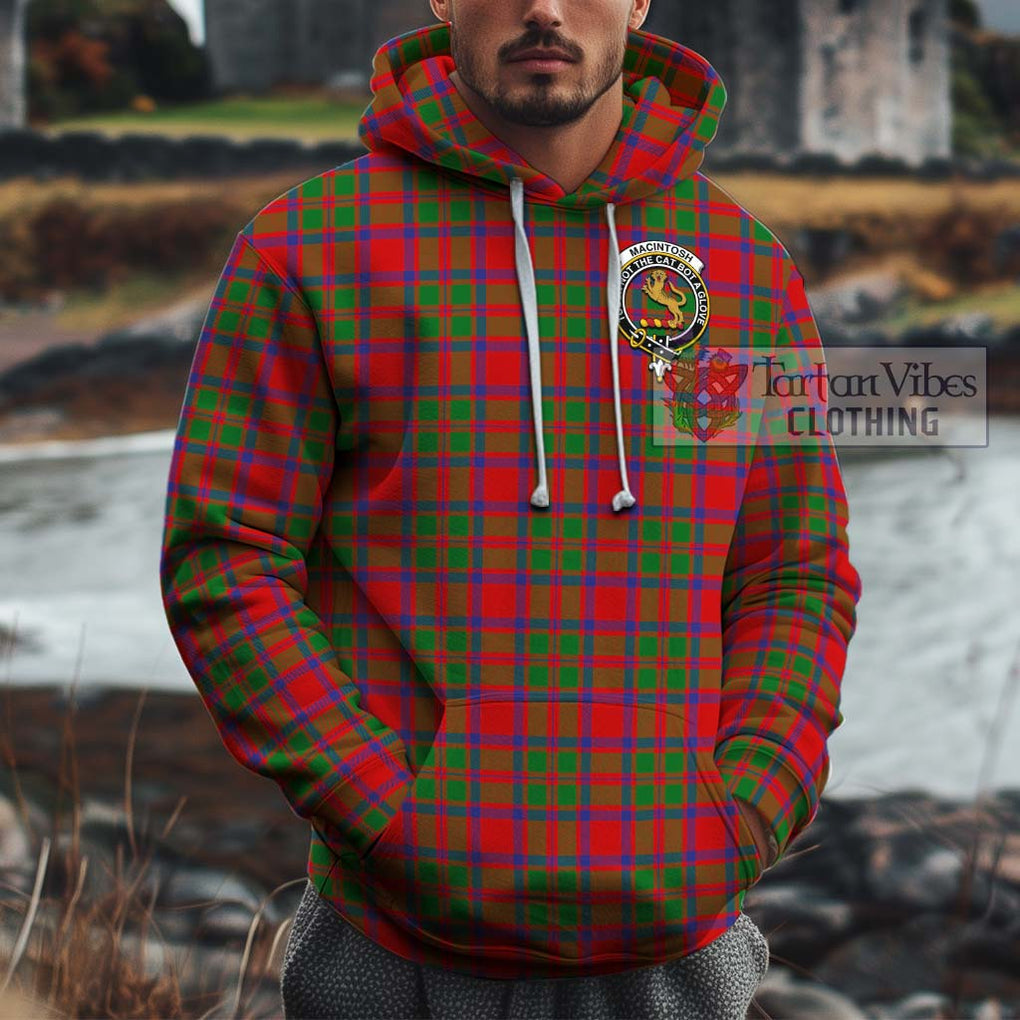 MacIntosh (McIntosh) Tartan Cotton Hoodie with Family Crest Zip Hoodie - Tartan Vibes Clothing