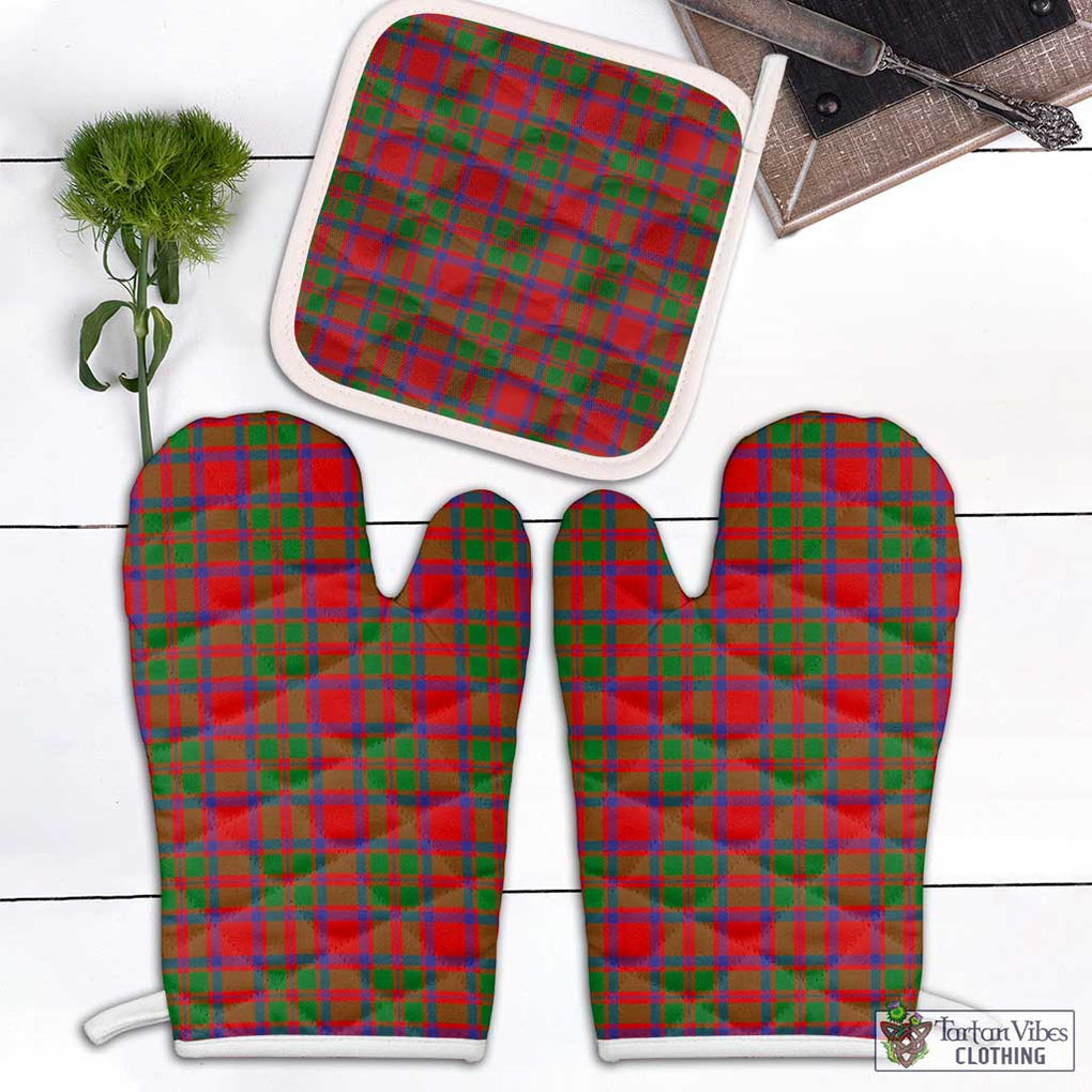 MacIntosh (McIntosh) Tartan Combo Oven Mitt & Pot-Holder Combo 2 Oven Mitt & 1 Pot-Holder Black - Tartan Vibes Clothing