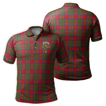 MacIntosh Modern Tartan Men's Polo Shirt with Family Crest