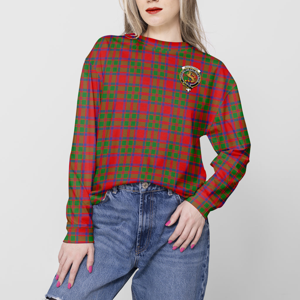 MacIntosh (McIntosh) Tartan Sweatshirt with Family Crest - Tartan Vibes Clothing