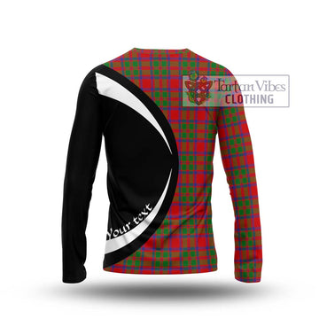 MacIntosh (McIntosh) Tartan Long Sleeve T-Shirt with Family Crest Circle Style - Tartan Vibes Clothing