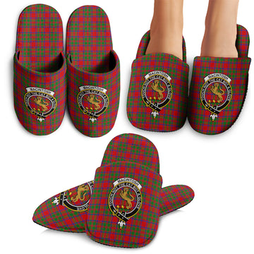 MacIntosh (McIntosh) Tartan Home Slippers with Family Crest - Tartan Vibes Clothing