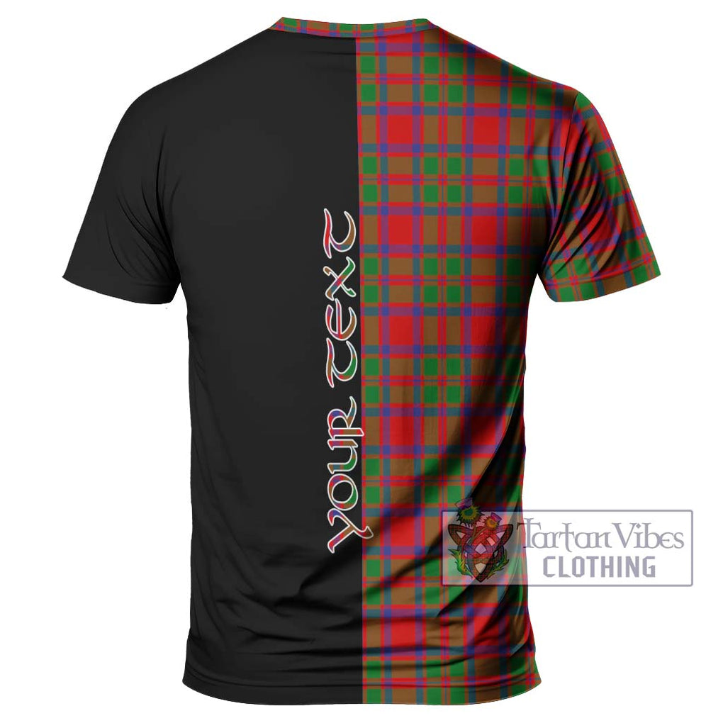 MacIntosh (McIntosh) Tartan T-Shirt with Family Crest and Half Of Me Style - Tartan Vibes Clothing