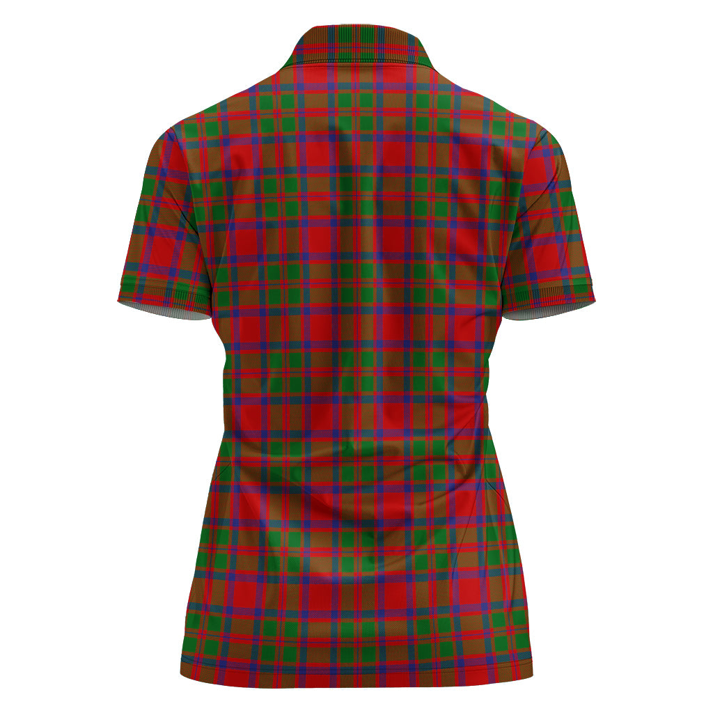 macintosh-modern-tartan-polo-shirt-with-family-crest-for-women