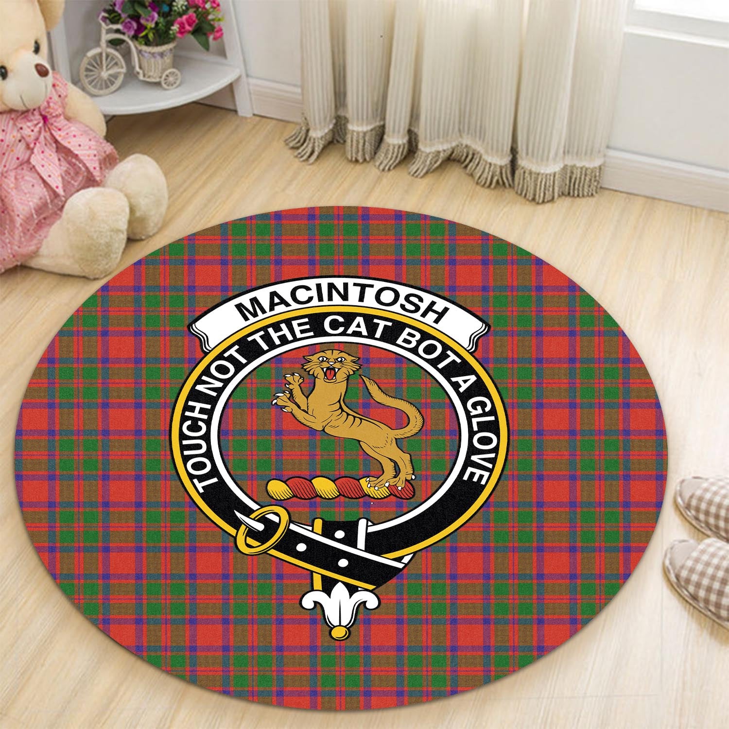 macintosh-modern-tartan-round-rug-with-family-crest
