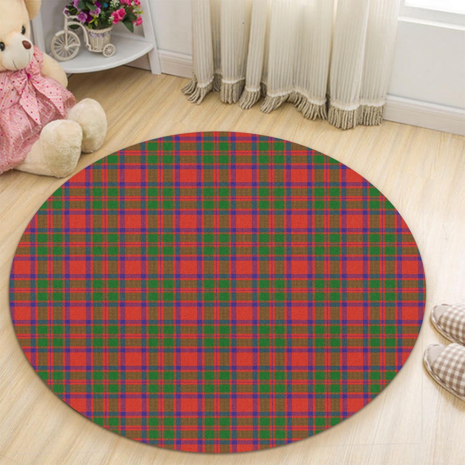 MacIntosh (McIntosh) Tartan Round Rug - Tartan Vibes Clothing