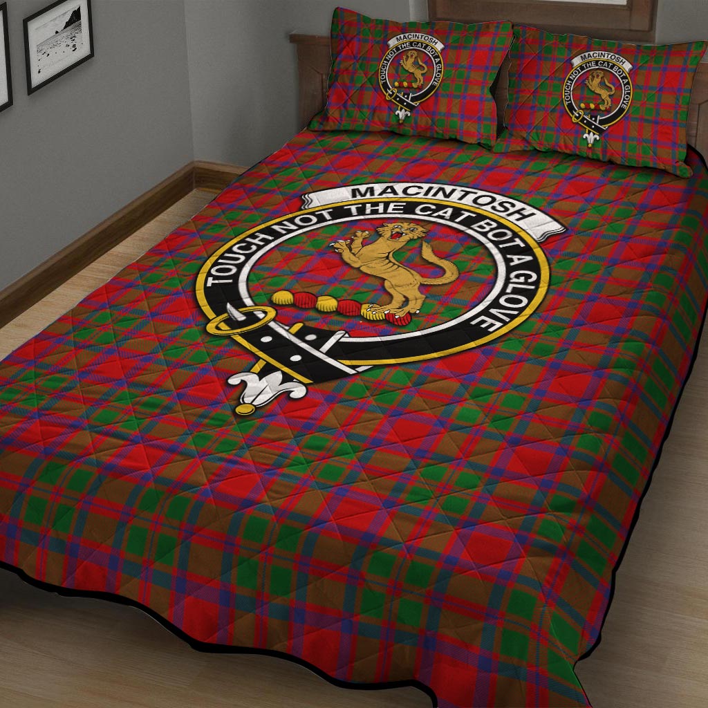 MacIntosh (McIntosh) Tartan Quilt Bed Set with Family Crest - Tartan Vibes Clothing