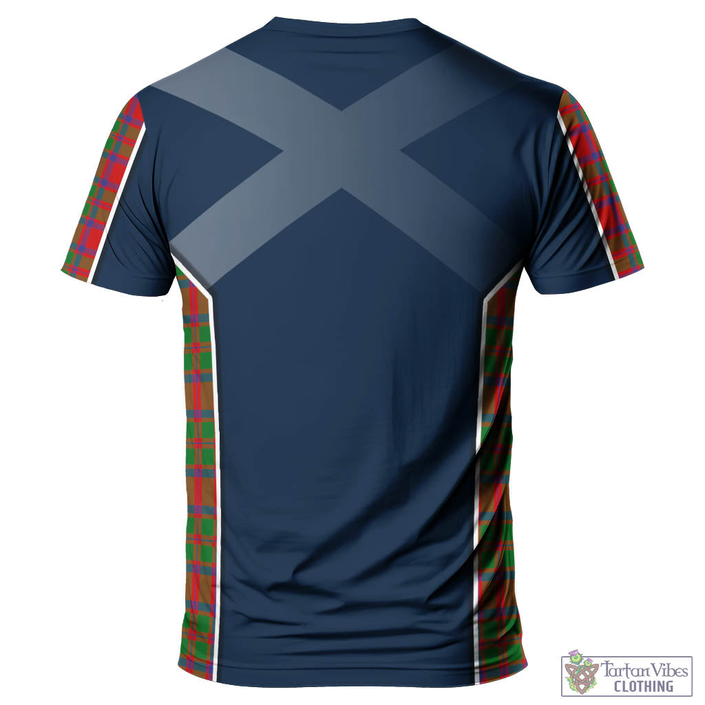 MacIntosh (McIntosh) Tartan T-Shirt with Family Crest and Scottish Thistle Vibes Sport Style - Tartan Vibes Clothing