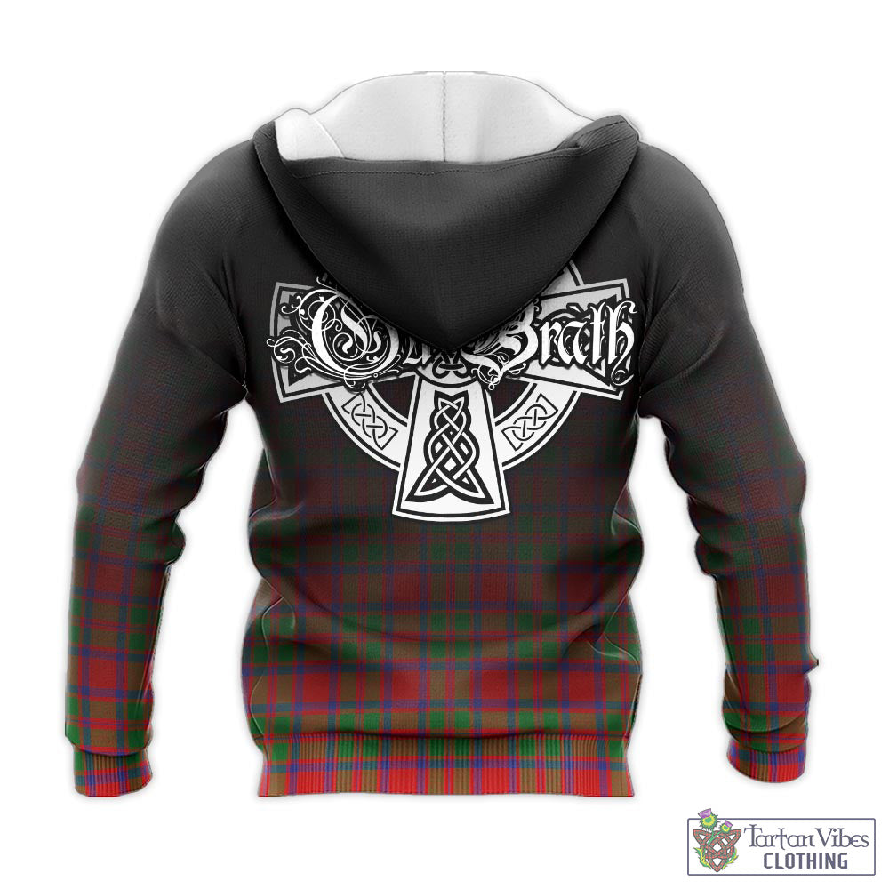 MacIntosh (McIntosh) Tartan Knitted Hoodie Featuring Alba Gu Brath Family Crest Celtic Inspired - Tartan Vibes Clothing