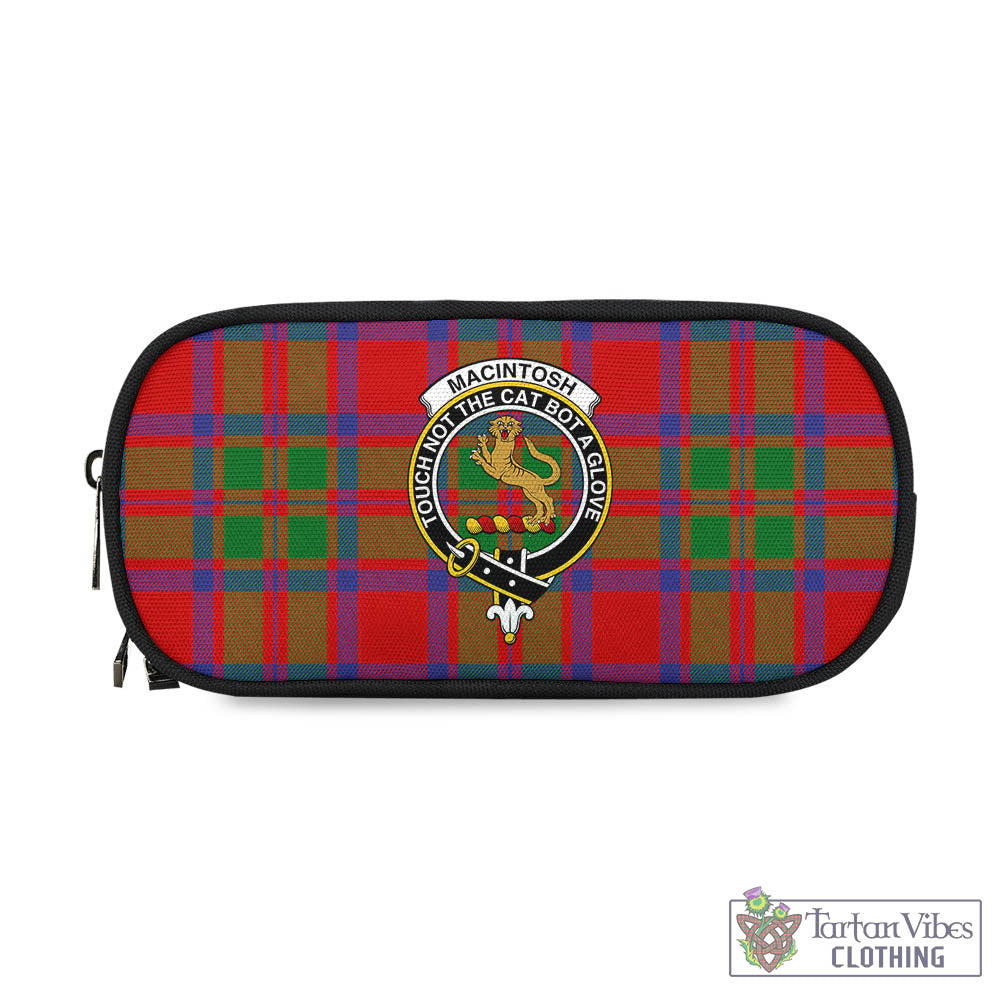 MacIntosh (McIntosh) Tartan Pen and Pencil Case with Family Crest - Tartan Vibes Clothing