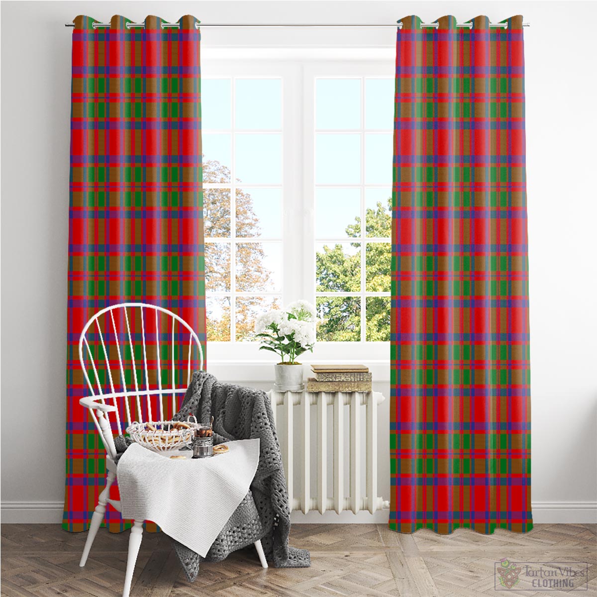 MacIntosh Modern Tartan Window Curtain