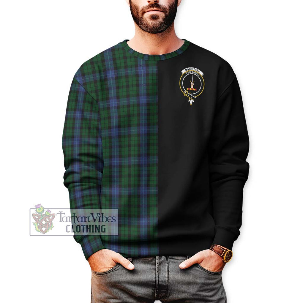 MacIntyre (McIntyre) Tartan Sweatshirt with Family Crest and Half Of Me Style Unisex - Tartanvibesclothing Shop