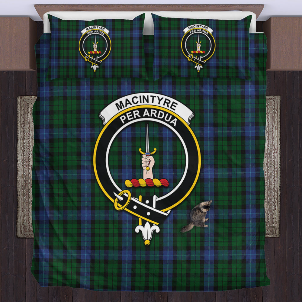 MacIntyre (McIntyre) Tartan Bedding Set with Family Crest US Bedding Set - Tartan Vibes Clothing