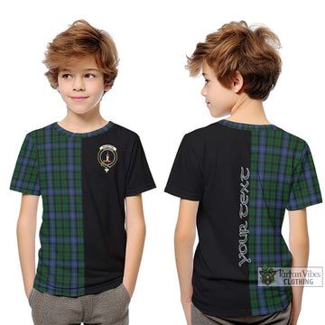 MacIntyre (McIntyre) Tartan Kid T-Shirt with Family Crest and Half Of Me Style