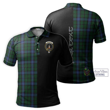 MacIntyre (McIntyre) Tartan Polo Shirt with Family Crest and Half Of Me Style