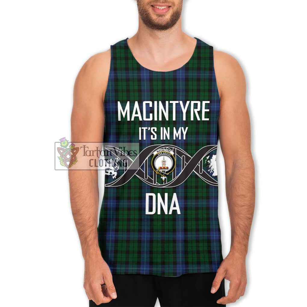 MacIntyre (McIntyre) Tartan Men's Tank Top with Family Crest DNA In Me Style Men - Tartanvibesclothing Shop
