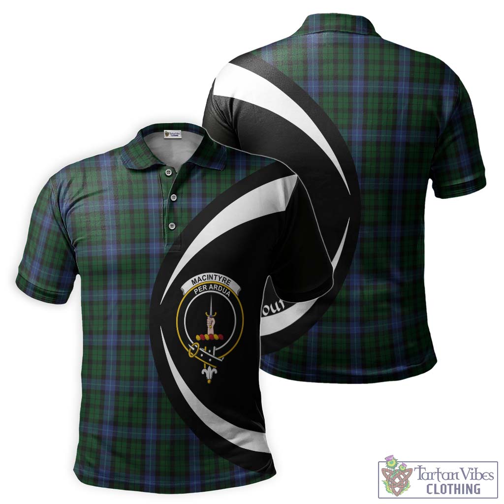 MacIntyre (McIntyre) Tartan Men's Polo Shirt with Family Crest Circle Style Kid - Tartan Vibes Clothing