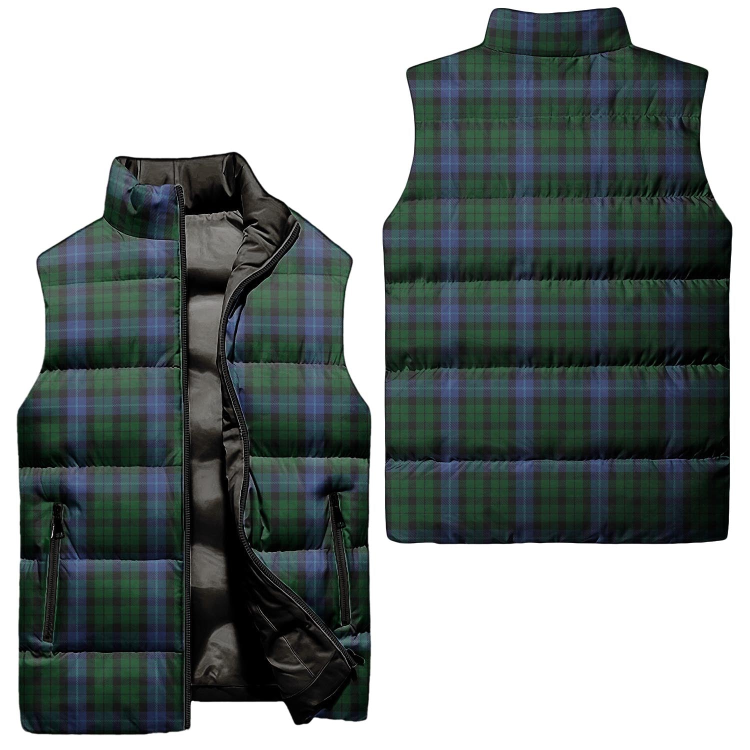 MacIntyre (McIntyre) Tartan Sleeveless Puffer Jacket Unisex - Tartan Vibes Clothing