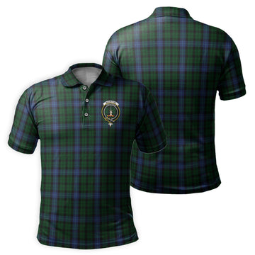 MacIntyre Tartan Men's Polo Shirt with Family Crest