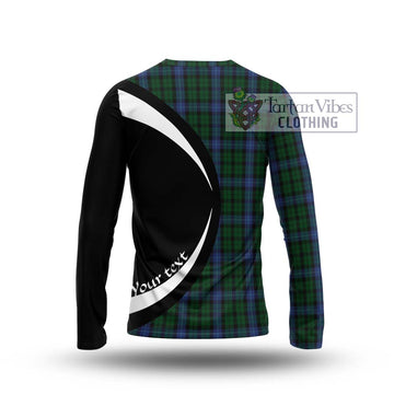 MacIntyre (McIntyre) Tartan Long Sleeve T-Shirt with Family Crest Circle Style - Tartan Vibes Clothing