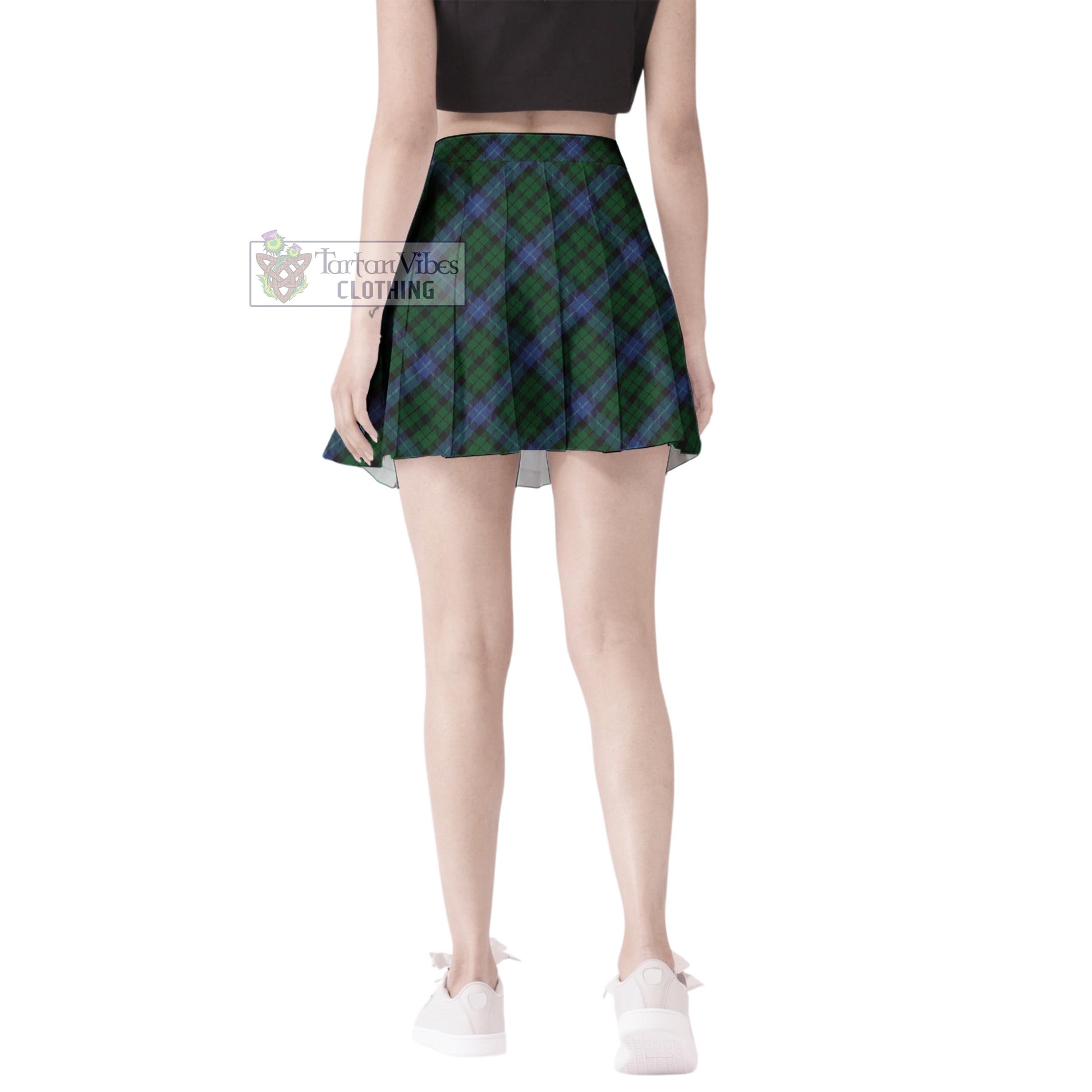 Tartan Vibes Clothing MacIntyre Tartan Women's Plated Mini Skirt
