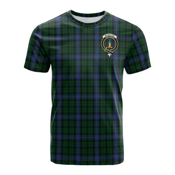 MacIntyre Tartan T-Shirt with Family Crest