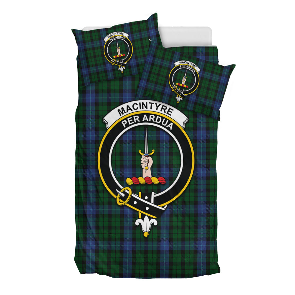 MacIntyre (McIntyre) Tartan Bedding Set with Family Crest - Tartan Vibes Clothing