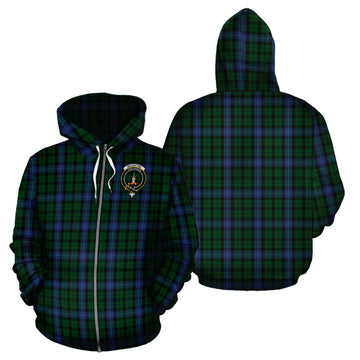 MacIntyre (McIntyre) Tartan Hoodie with Family Crest