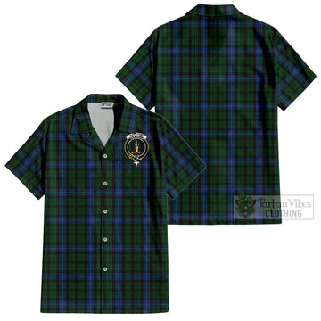 MacIntyre (McIntyre) Tartan Cotton Hawaiian Shirt with Family Crest Kid - Tartan Vibes Clothing
