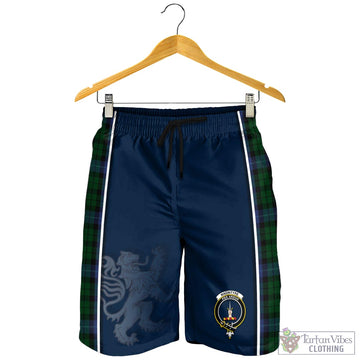 MacIntyre Tartan Men's Shorts with Family Crest and Lion Rampant Vibes Sport Style