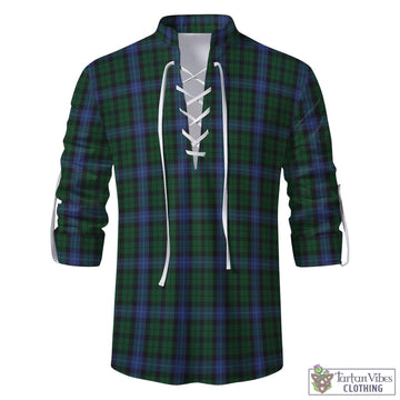 MacIntyre Tartan Men's Scottish Traditional Jacobite Ghillie Kilt Shirt