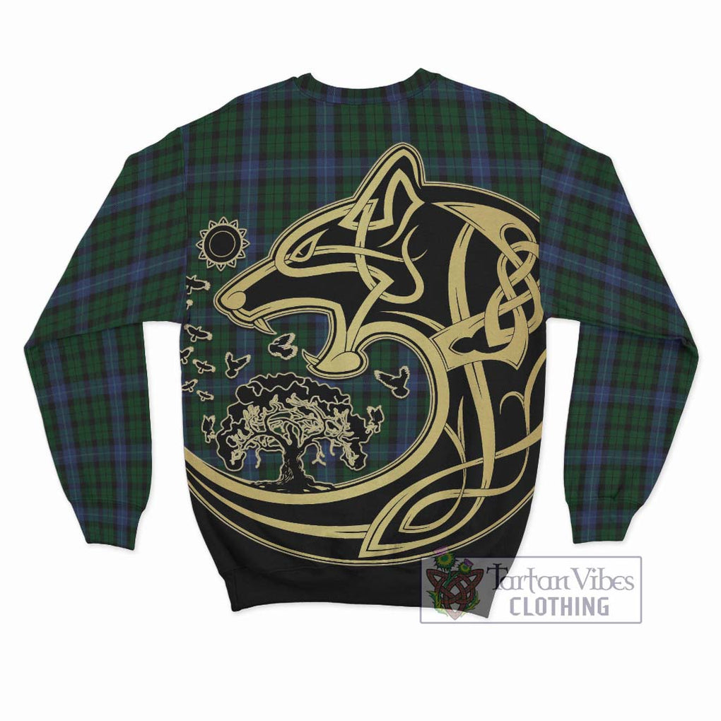 MacIntyre (McIntyre) Tartan Sweatshirt with Family Crest Celtic Wolf Style - Tartan Vibes Clothing