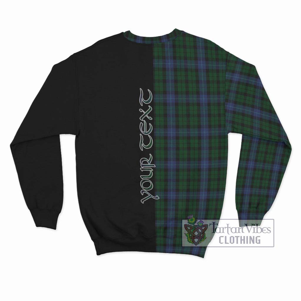 MacIntyre (McIntyre) Tartan Sweatshirt with Family Crest and Half Of Me Style - Tartanvibesclothing Shop