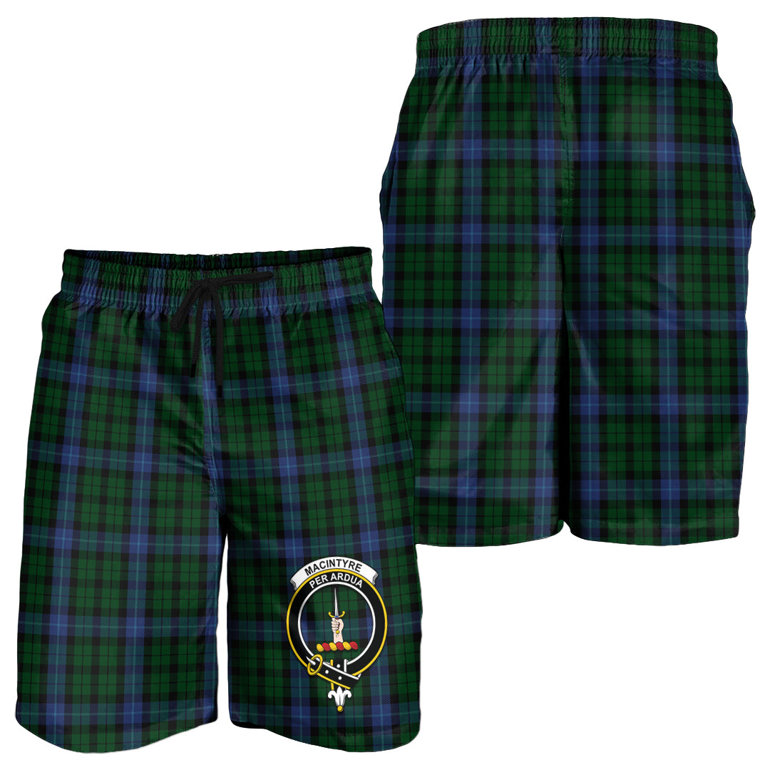 macintyre-tartan-mens-shorts-with-family-crest