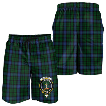 MacIntyre (McIntyre) Tartan Mens Shorts with Family Crest