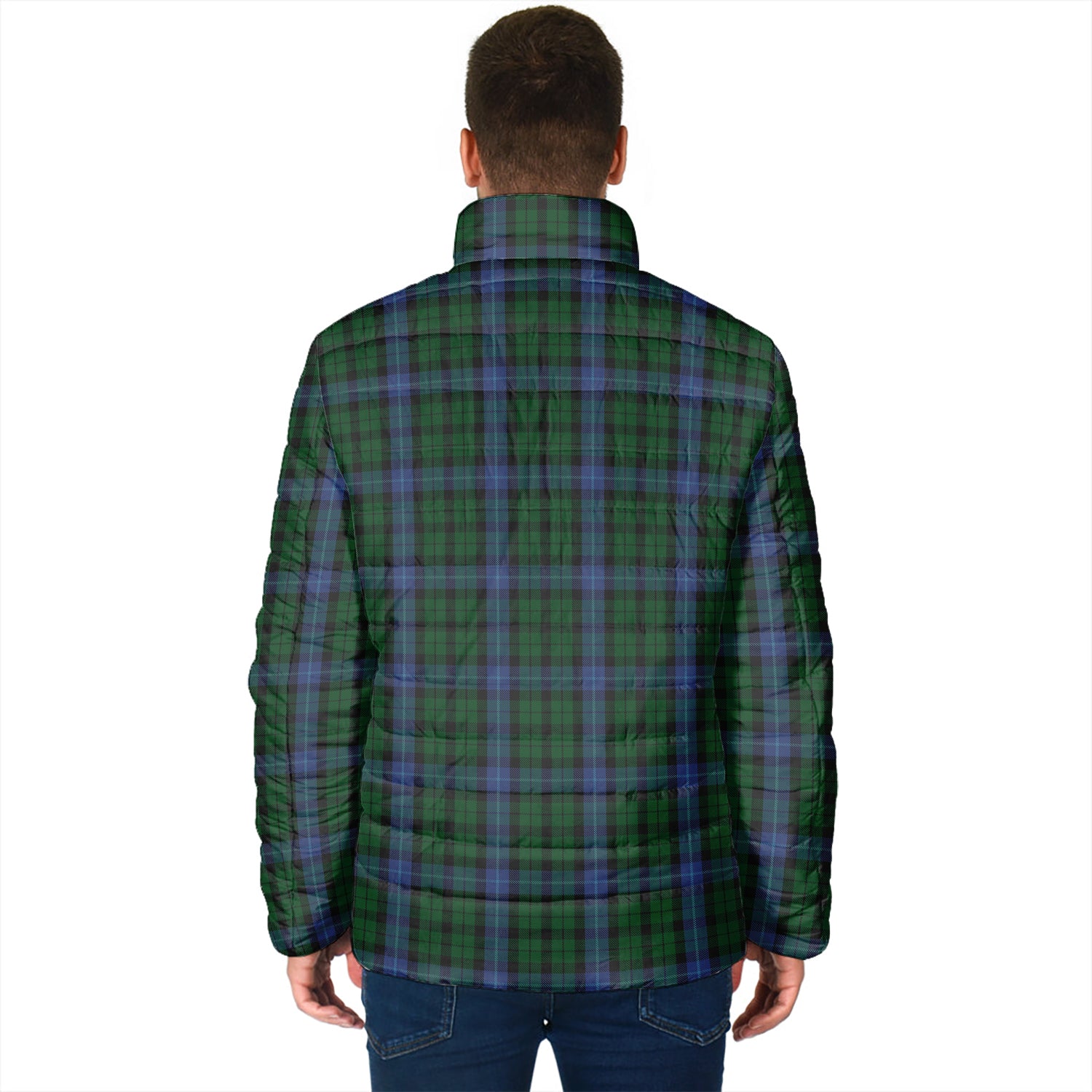 MacIntyre (McIntyre) Tartan Padded Jacket with Family Crest - Tartan Vibes Clothing