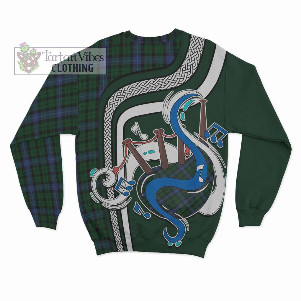 Tartan Vibes Clothing MacIntyre Tartan Sweatshirt with Epic Bagpipe Style