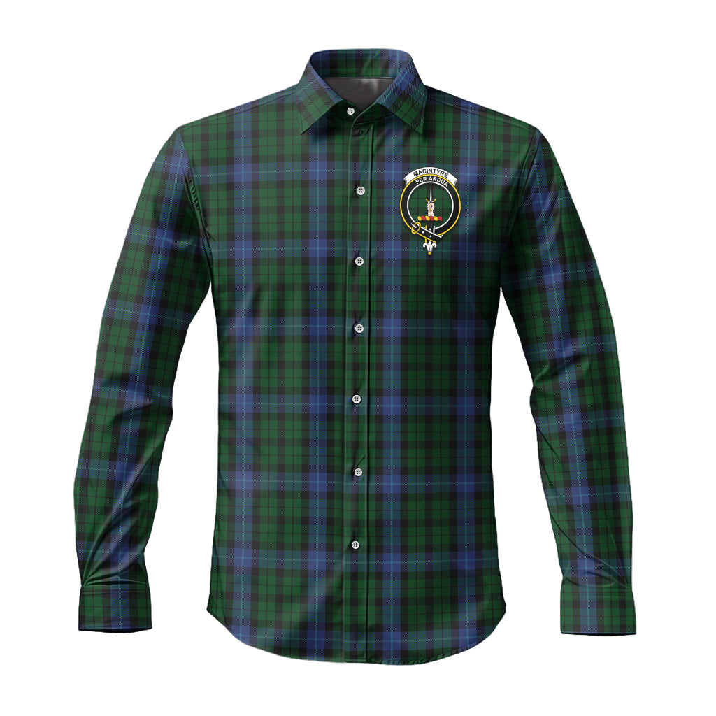 macintyre-tartan-long-sleeve-button-up-shirt-with-family-crest