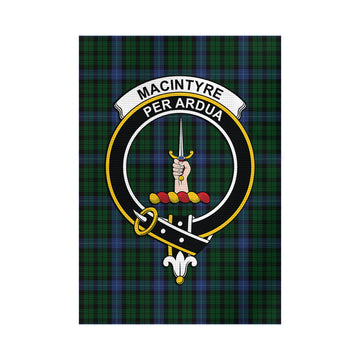 MacIntyre (McIntyre) Tartan Garden Flag with Family Crest