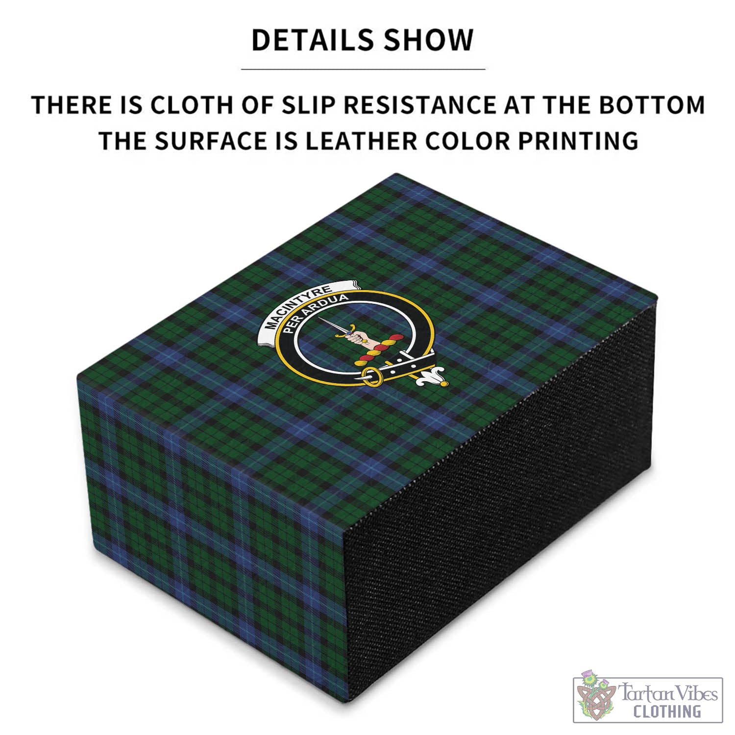 MacIntyre (McIntyre) Tartan Pen Holder with Family Crest - Tartan Vibes Clothing
