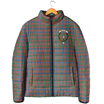 MacIntyre Ancient Tartan Padded Jacket with Family Crest