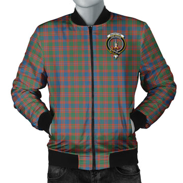 MacIntyre Ancient Tartan Bomber Jacket with Family Crest