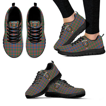 MacIntyre Ancient Tartan Sneakers with Family Crest