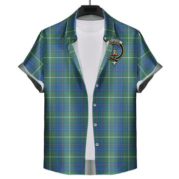 macintyre-hunting-ancient-tartan-short-sleeve-button-down-shirt-with-family-crest