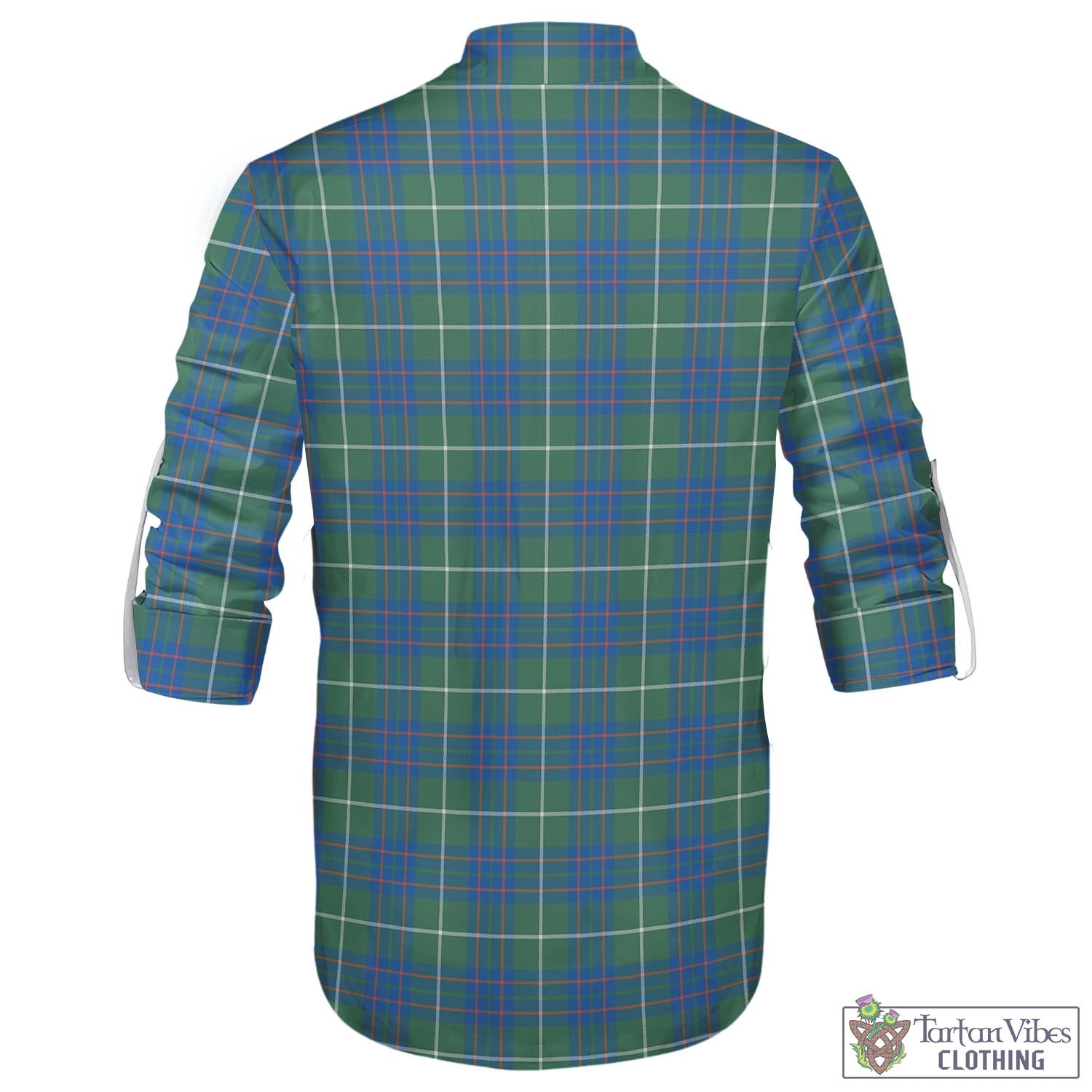 Tartan Vibes Clothing MacIntyre Hunting Ancient Tartan Men's Scottish Traditional Jacobite Ghillie Kilt Shirt