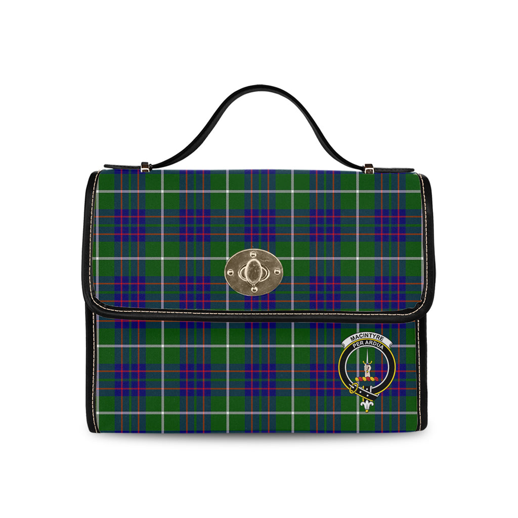 macintyre-hunting-modern-tartan-leather-strap-waterproof-canvas-bag-with-family-crest