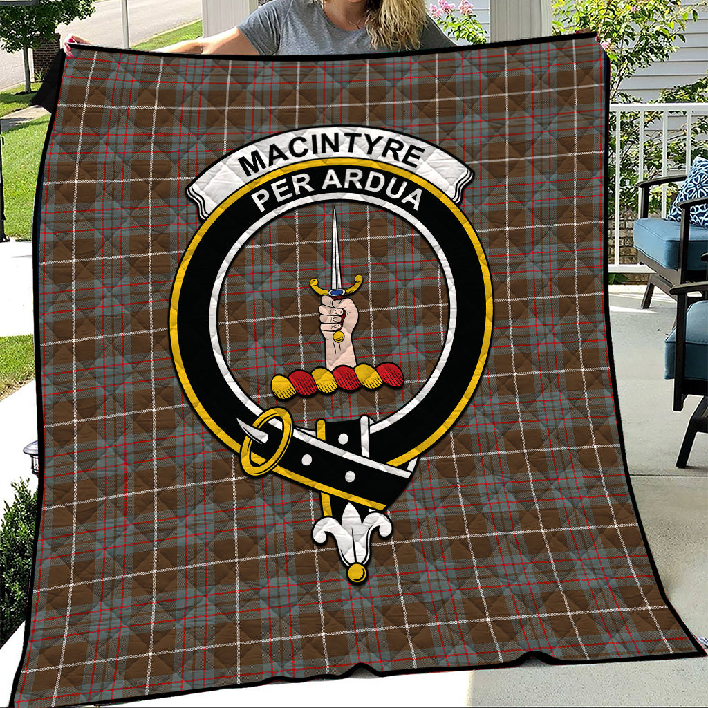 macintyre-hunting-weathered-tartan-quilt-with-family-crest